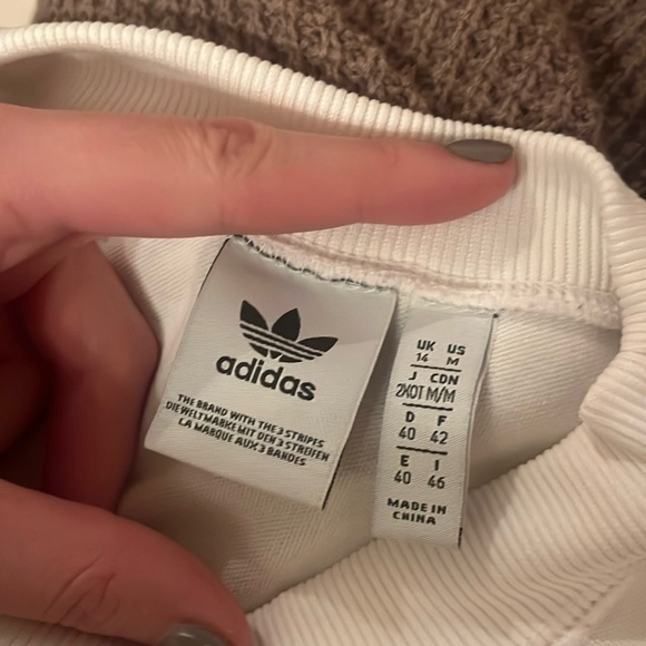 Adidas Long Sleeve with Cold Shoulders Size M - Picture 2 of 2
